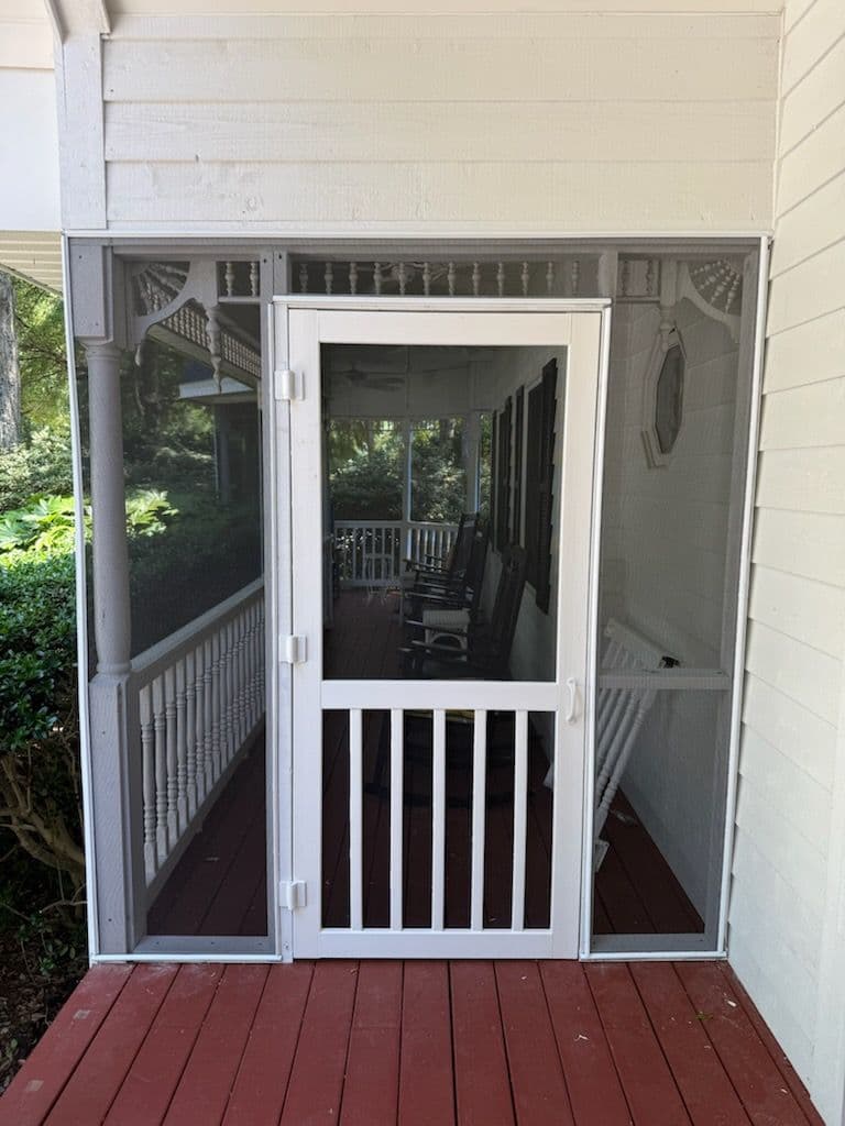 Charming Porch Transformation with ScreenTrax Upgrade